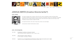 Desktop Screenshot of joshuahertz.com